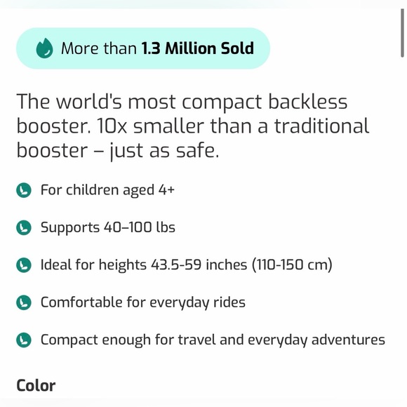 Mifold Booster Seat - Picture 4 of 8